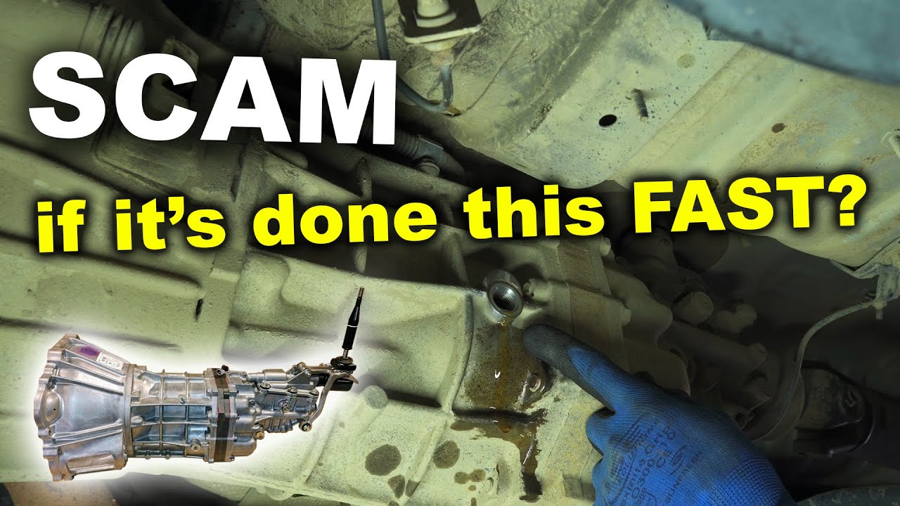 Change Transmission Gearbox Oil in 2 Mins Burton Builds YouTube