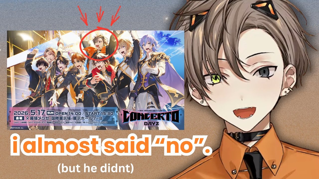 いけこページ Alban's thoughts on getting to perform at NijiFes' CONCERTO 2026