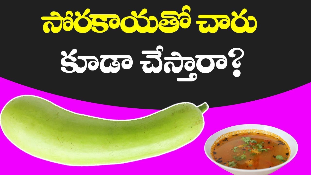 సోరకాయ చారు Sorkaya Charu Sorkaya Rasam TRADITIONAL FOODS