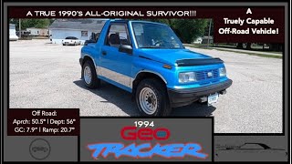 1994 GEO Tracker 2 Door Convertible 4X4 | Full In Depth Review and Tour | A TRUE 90's SURVIVOR!!! screenshot 3