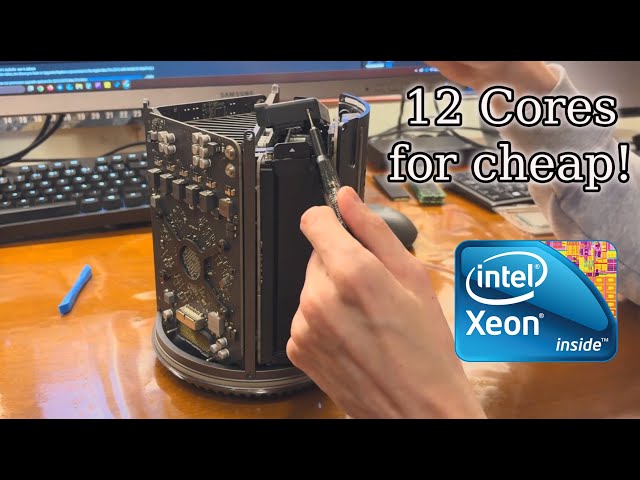Upgrading a 2013 Mac Pro to a 12-Core Xeon - YouTube