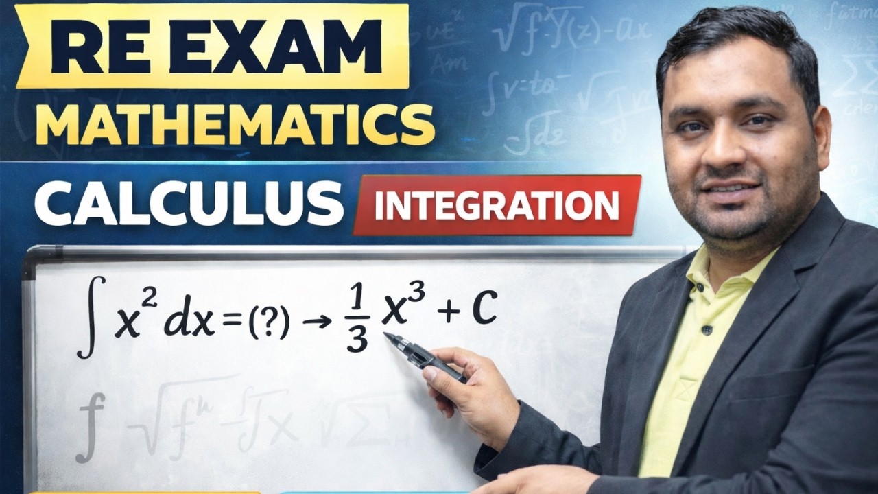 RE-EXAM 2026 🔥Calculus Integration Full Revision | Easy + Important ...