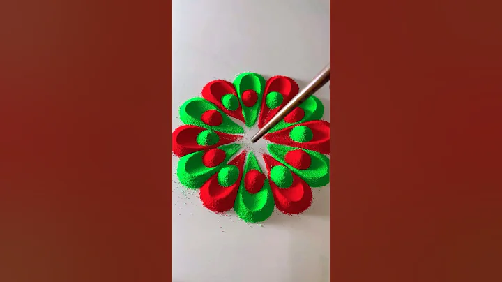 Rangoli designs for beginners #rangoli#rangolidesigns#rangoliforbeginners#shorts#diwalirangoli