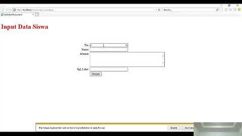 Dreamweaver Input Data