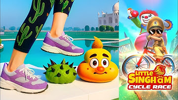 Little Singham Cycle Run vs Tippy Toe 3D - Android,ios Gameplay Walkthrough All Levels Game EP3