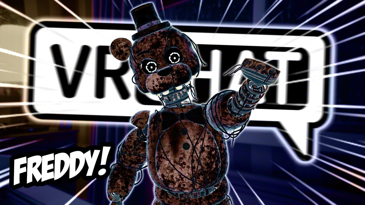 Зажжённый Фредди пугает людей в VRChat! | Смешные моменты в VRChat (FNAF)