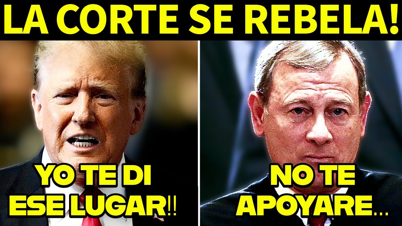 Trump ENTRA EN PANICO después de que la Corte Suprema se le opone - YouTube