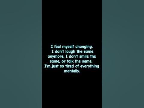 I Feel Myself Changing... #psychologymatters - YouTube I Feel Myself Changing... #psychologymatters - YouTube