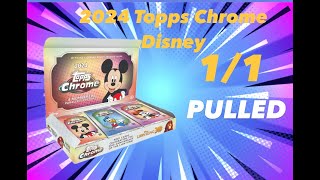 I Pulled A 11 2024 Topps Chrome Disney Hobby Box Opening
