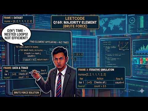 LeetCode 169: Majority Element | Brute Force
