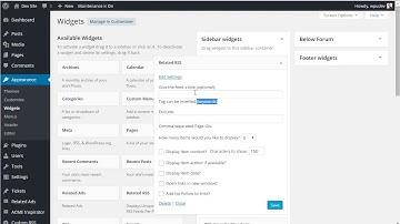 Related RSS Plugin   Show relevant news on every post