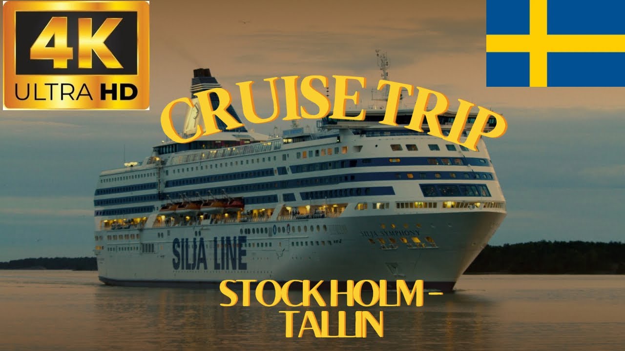 Inside a Baltic Sea Cruise | Tallink ship Stockholm → Tallinn (4K UHD)