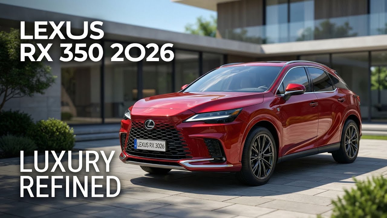 Lexus RX 350 2026 – Elegant Design, Smooth Performance, and Advanced Safety!