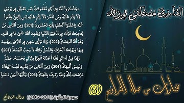 مختارات من صلاة التراويح (3) | الفاتحة مع مطلع الحزب الرابع من سورة البقرة | القارئ مصطفى بوزيد