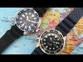 SEIKO SRPC39K1 Baby/Mini Turtle VS CITIZEN NY0040-17LE: The Best Blue Dial Automatic Dive Watches?