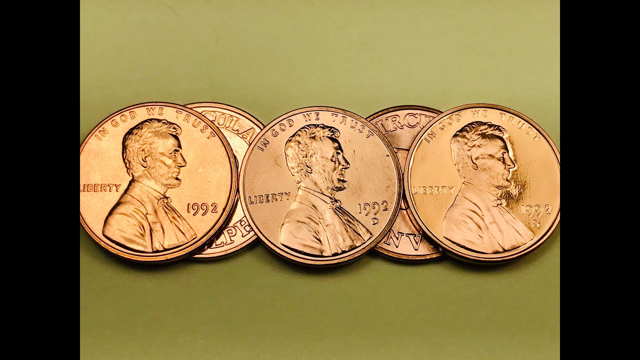 4.5 Billion Made - 1992D US Lincoln Penny Worth Money - United