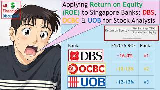 How to Use Return on Equity (ROE) to Find the Best Singapore Bank (DBS Vs OCBC Vs UOB) Stock to Buy.
