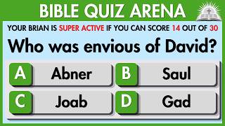 The "Giant" Bible Quiz | Only For Experts | David and Goliath: Hard Mode (30 Questions)
