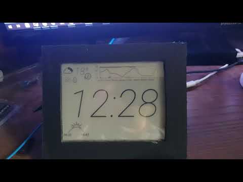Sept 5 ePaper clock update - YouTube