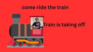 the big red Big red train music video