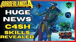 C4SH FULL Skill Tree Breakdown! All New Skills, Broken Abilities and More! | Borderlands 4