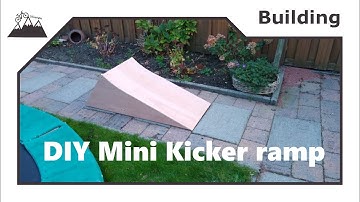Building a mini kicker ramp