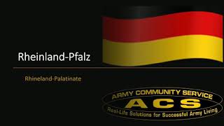 ACS Relocation Readiness Program - Rheinland-Pfalz