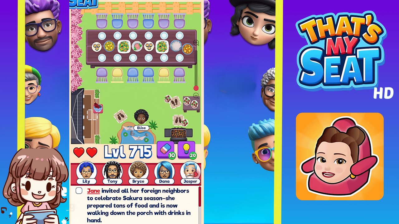 That's My Seat level 715 Solution Walkthrough