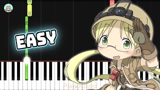 Full Made In Abyss Ost - Hanezeve Caradhina - Easy Piano Tutorial & Sheet Music