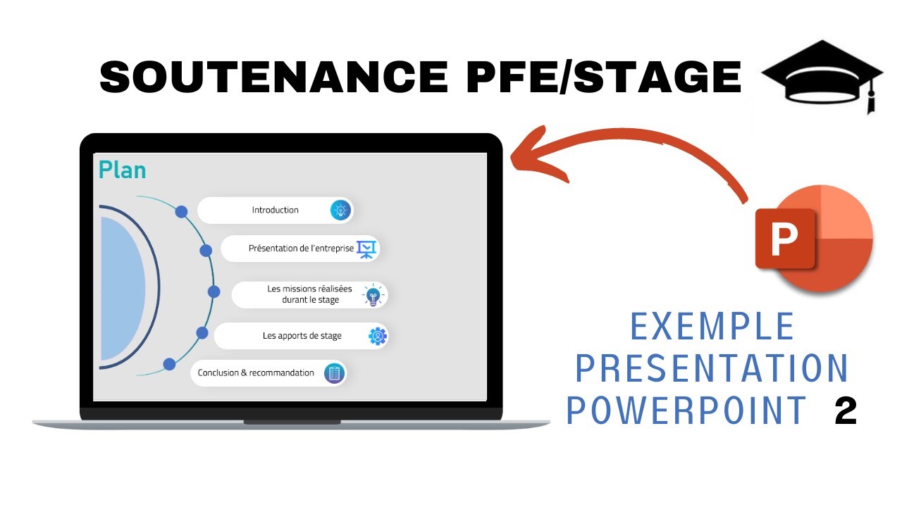 Exmeple Page De Garde Power Poiny Soutenance Stage Présentation PowerPoint soutenance PFE/STAGE - YouTube