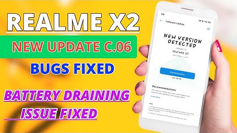 Realme X2 NEW UPDATE- | April C.06 Update | Bugs Fixed, Battery Draining Issue Fixed | Realme UI 😱