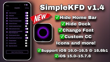 New SimpleKFD v1.4 released | For 12+ on iOS 16-16.5&16.6b1 | iOS 15-15.7.6