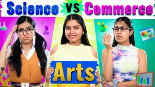 Arts Vs Science Vs Commerce | Topper vs Failure | School Students Life | Anaysa