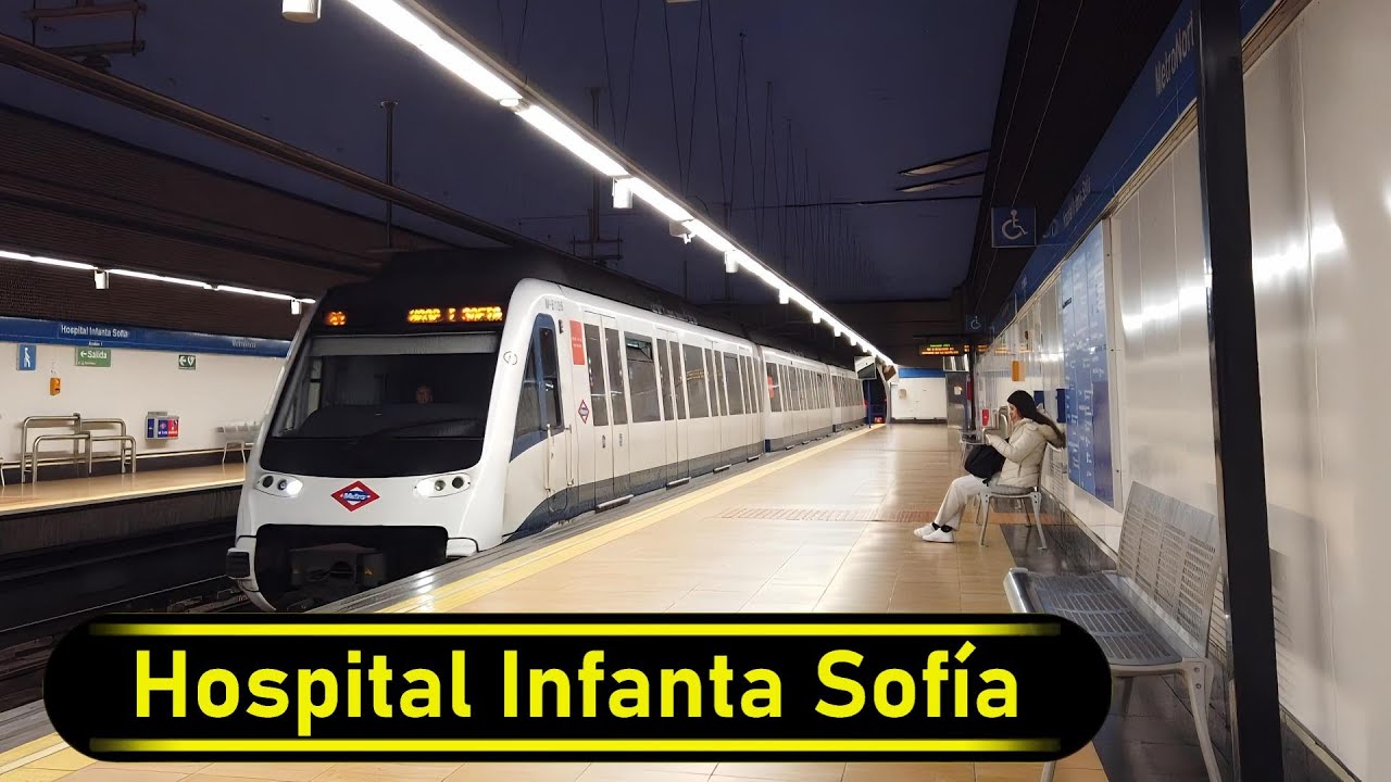 Metro Station Hospital Infanta Sofía - Madrid 🇪🇸 - Walkthrough 🚶