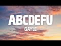 GAYLE - ​abcdefu (Lyrics)