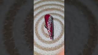 Nails #beauty #asthetic #nailart #artwork #naillovernails #nails #beautifulnail #stones #asthetic💞