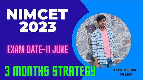 NIMCET-2023 3 Month