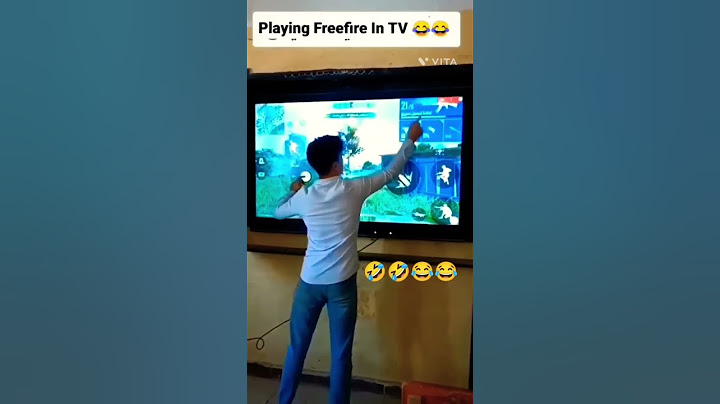 playing freefire on screen touch tv | #opgameplay