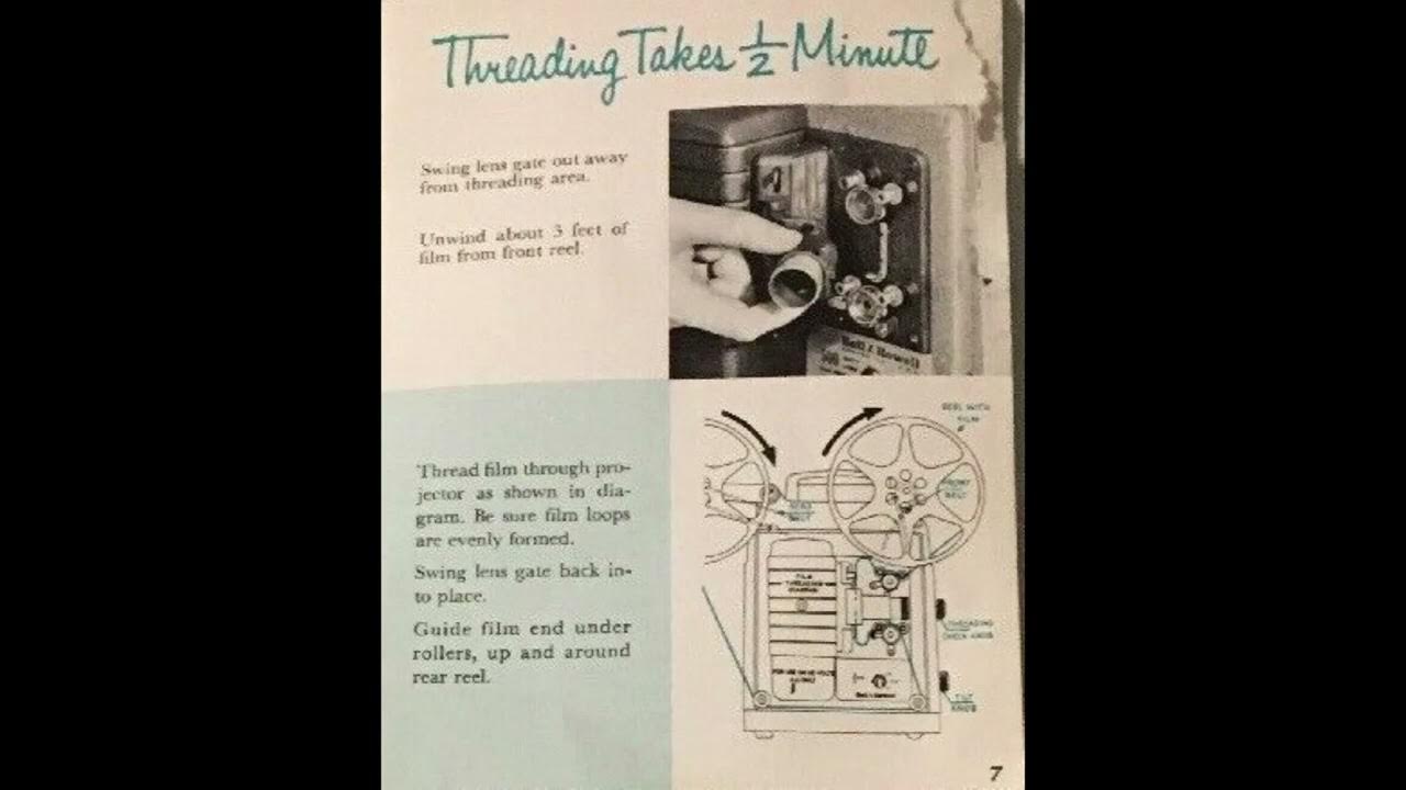 Bell & Howell 8mm Projector Manual 253A, 253/253AR Monterey Deluxe