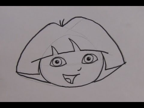 How to draw DORA THE EXPLORER step by step - Things to ...