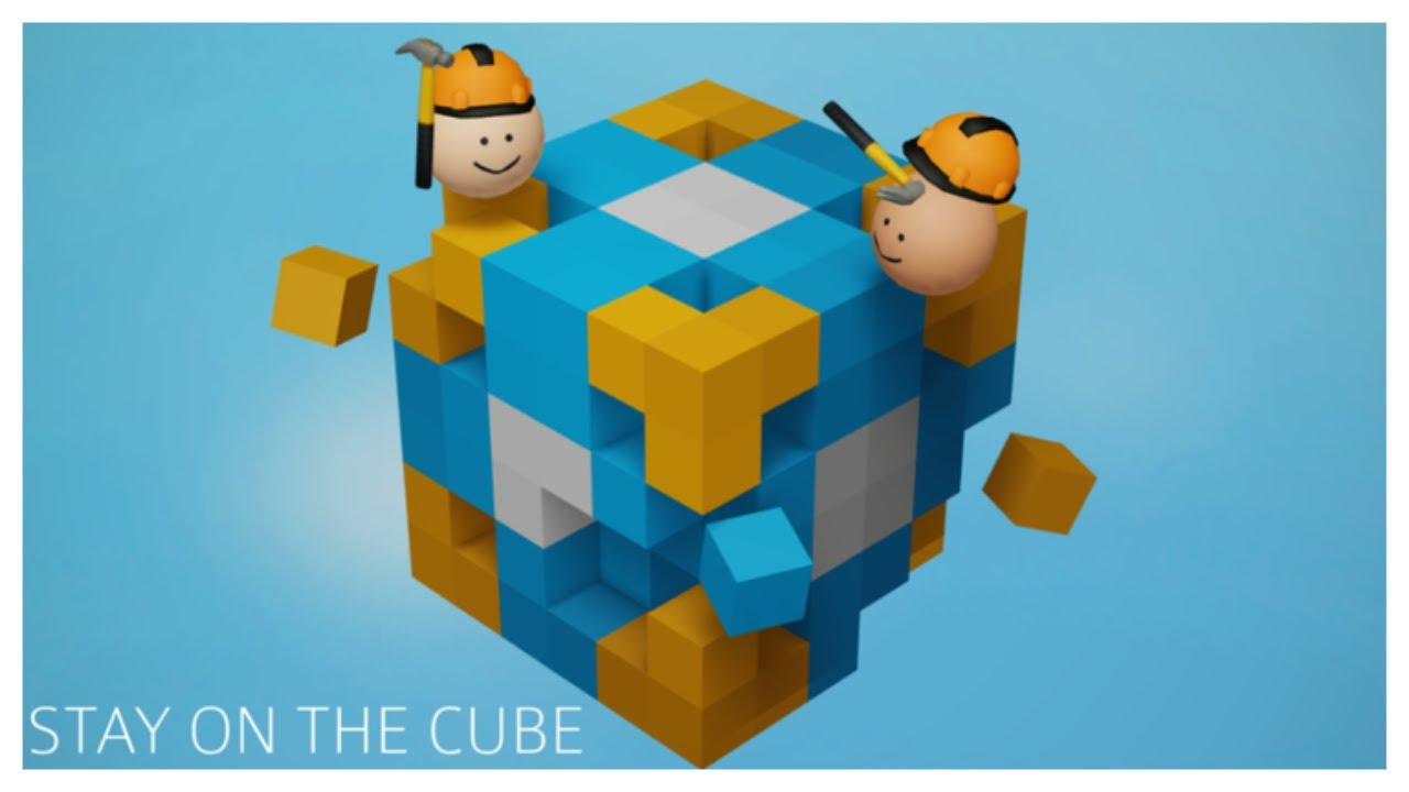 Игры кубики роблокс. Roblox Cube. Головоломки Roblox кубик. Stay on the Cube. РОБЛОКС stay on the Cuba.
