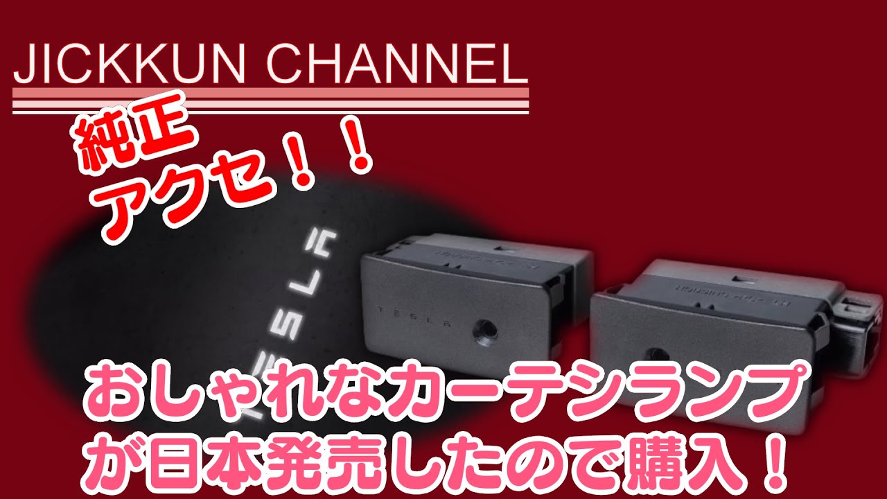 テスラ】純正カーテシランプが日本発売！さっそく付けてみた！【モデル