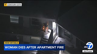 LA apartment fire leaves woman dead; police call incident 'suspicious'