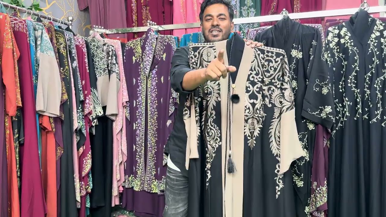 এ বছরের সেরা ডিজাইন দুবাই এমব্রয়ডারি আবায়া বোরকা 🔥dubai import borka abaya 🛍️@stylishabaya 
