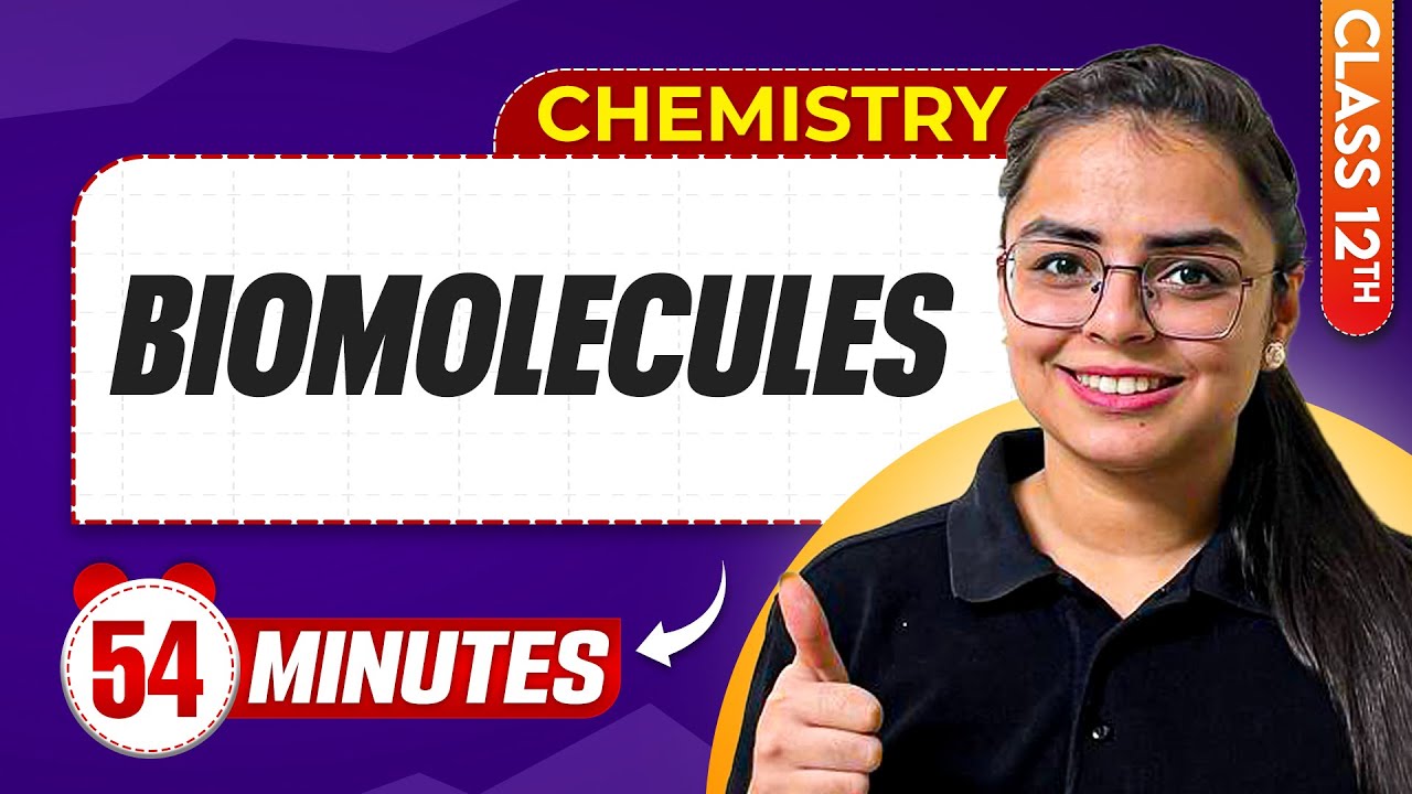 Biomolecules In 54 Minutes | Chemistry Class 12th | Mindmap Series