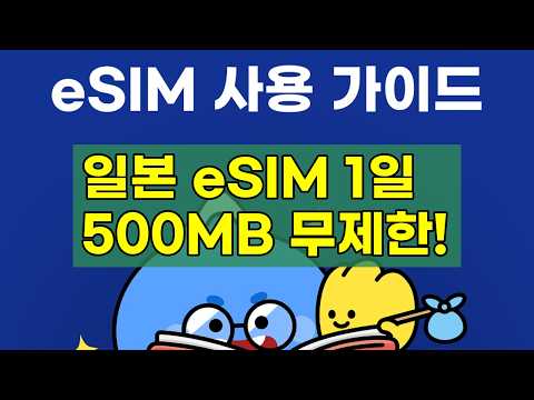 일본 여행 필수템! 소프트뱅크 eSIM 1일 500MB 무제한 사용 후기 (오사카, 후쿠오카, 도쿄, 삿포로)
