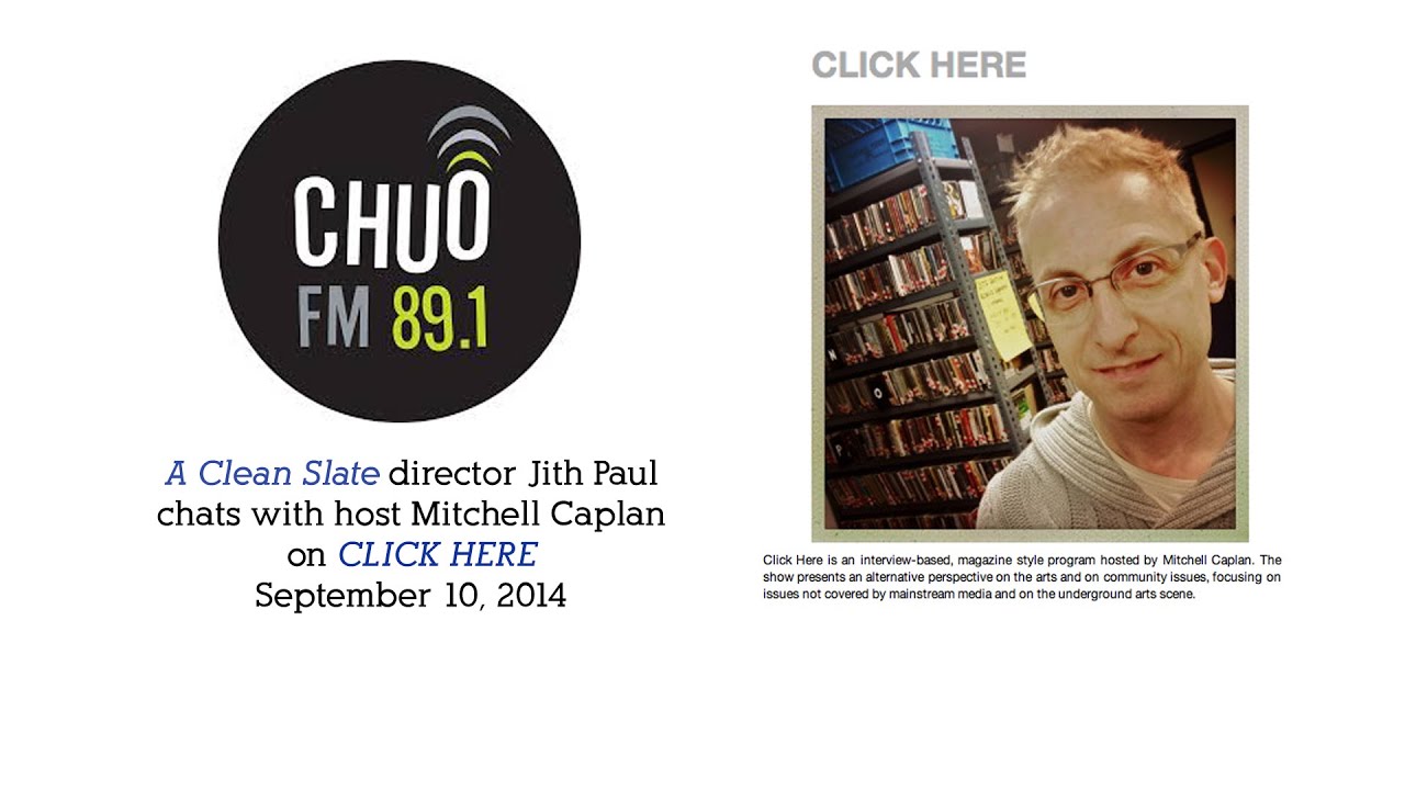 A Clean Slate director Jith Paul chats with host Mitchell Caplan on "Click Here"