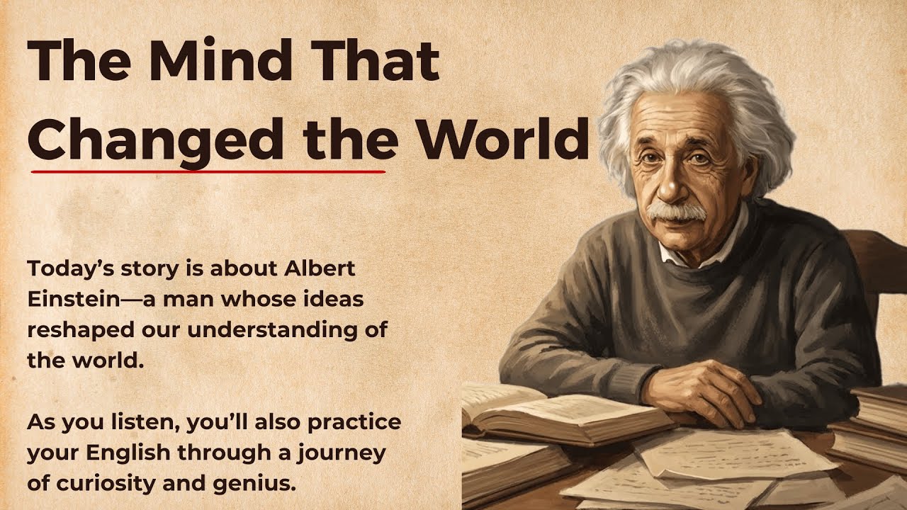 The Mind That Changed the World | Learn English Through Albert Einstein’s Story