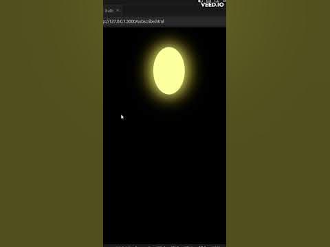 Glowing Electric Bulb HTML || Electric bulb using CSS #HTML#CSS#shorts ...