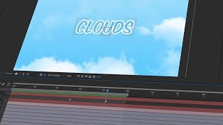 Flying Clouds Intro Parallax Animation - After Effects Tutorial